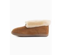 Minnetonka Pantoufle 'Sheepshin' marron, Taille 36