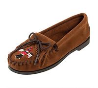 Minnetonka Women's Thunderbird Moccasin,Brown,9 M US