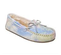 Minnetonka Women's Tie Dye Carrie, Soft Yellow, 9 M