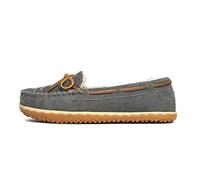 Minnetonka Mocassin 'Tilia' marron / gris / blanc, Taille 40
