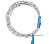 Minnhua Déboucheur de canalisations - 5 m x 5 mm - Outil de débouchage flexible - Tarière à ressort - Épilateur pour évier de cuisine, lavabos de toilette, baignoire, lavabos de douche