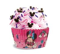 Minnie 339005 Caissette Muffin avec Design du Personnage de Disney Mouse-50 Unités, Papier, Rouge, 5 x 5 x 3 cm