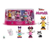Minnie, Coffret 5 figurines 7,5 cm Articulées, 5 personnages à collectionner, Jouet pour enfants dès 3 ans, MCN19