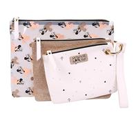 Minnie Disney Mouse Ensemble d'étuis à Paillettes