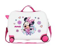 Minnie Fleurs Valise Rouler Sur ABS Rigide Trolley Enfants Bagage à Main 4R