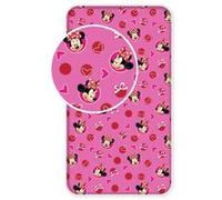 Minnie Hearts - Drap housse Coton - Literie 90 x 200 cm