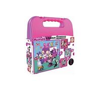 MINNIE Malette Puzzles Progressifs Minnie + The Happy Helpers 12-16-20-25