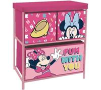 Minnie-Meuble De Rangement 3 Corbeilles Multicolore
