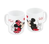 Minnie & Mickey Mouse Kiss Tasse, 325 ml