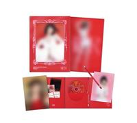 MINNIE - MINNIE - 1st Mini Album [HER] (2035C RED Ver.) Sleeve + Booklet + Lyrics Poster + Photo Card + Bookmark + Pocket Digipack + Cover Postcard + CD-R + 4 Extra Photocards
