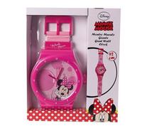 Fun House Horloge murale Minnie 297751 – Montre géante plastique 92 x 18 x 4 cm