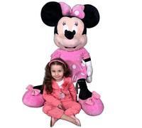 Minnie Mouse 130CM Géant Peluche Originale Disney Simba Modèle Classique Rose