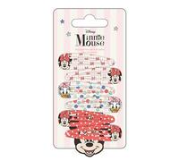 Minnie Mouse and Friends Lot de 6 pinces à cheveux avec nœud sur le dessus et paillettes