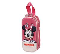 Minnie Mouse Bobblehead-Trousse 3D Double, Rose