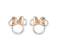 Minnie Mouse Boucles d'oreilles en argent et or rose - E901880TL, taille unique, Argent sterling