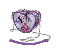 Minnie Mouse Butterflies-Sac à Bandoulière Mini Coeur, Lilas