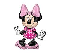 Ballon Aluminium Minnie Mouse Assise 38 X 45 Cm Rose