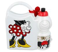 Minnie Mouse - Ensemble Lunchbox Et Bouteille D'eau 400 Ml Multicolore