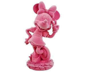 Minnie Mouse Figurine de jardin floquée rose 20,5 cm Figurine décorative Disney sous licence officielle en polyrésine | Résistant aux intempéries pour jardin, balcon et salon | Idée cadeau élégante