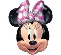 ballon aluminium minnie 53cm - amscan 4097901 Rose