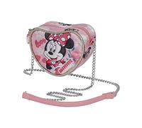 Minnie Mouse Garden-Sac à Bandoulière Mini Coeur, Rose