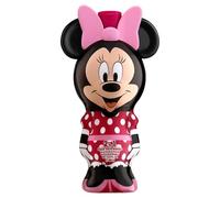 Minnie Mouse Gel douche et shampooing 2 en 1 pour enfants avec formule de soin douce, figurine 3D Minnie Mouse (400 ml)