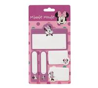 Minnie Mouse Minty - Blister avec post-it, idéal pour les enfants d'âge scolaire, confortable et polyvalent, qualité et résistance,