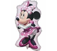 Procos - Ballon en aluminium grande taille Minnie Mouse Disney - à gonfler à l'air ou à l'hélium
