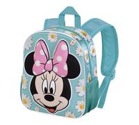 Minnie Mouse Spring-Sac à Dos 3D Petit, Bleu, 26 x 31 cm, Capacité 8,5 L