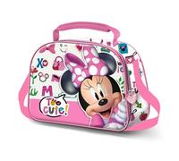 Minnie Mouse Too Cute-Sac à Goûter 3D, Rose, 25,5 x 20 cm