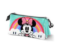 Minnie mouse - Trousse - triple - Ripstop - turquoise - Rainbow