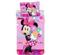 Minnie Pink Flowers - Parure de Lit Enfant - Housse de Couette Coton G