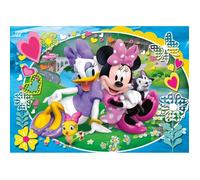 Clementoni - 23708 - Disney SuperColor - Disney Junior - Minnie - 104 Pièces - Puzzle - Jeu de Création et Logique pour Enfants à partir de 4 Ans et plus