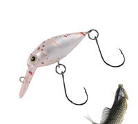 Minnow Crankbait Leurre de natation dur avec crochet pour perche, sandre, truite, crappie, perche, saumon eau douce et eau salée