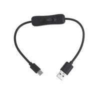 MinnowXY Câble de données USB-C avec interrupteur de type C USB 2.0 - Cordon adaptateur USB vers type C - Prend en charge la charge rapide et le transfert de données