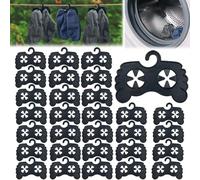 Mino Plus 30pcs Pinces à Chaussettes Clips à Chaussettes avec Crochets de Suspension Pince Chaussettes pour Machine à Laver Pince à Linge Chaussette Aide à Trier Les Chaussettes
