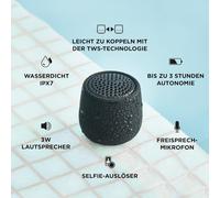 MINO X - Haut-Parleur Bluetooth Portable IPX7 Flottant et résistant à l'eau - 3W - Rose