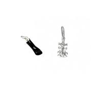 Minoplata Set amulettes en argent 925 Figue noire et croix de Caravaca