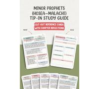 Minor Prophets (Hosea - Malachi) Chapter-by-Chapter Tip-In Bible Study Guide: Cut-Out Reference Cards with Chapter Reflections