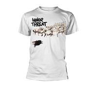 Minor Threat - T-Shirt Out of Step - Adulte (2XL) (Blanc)