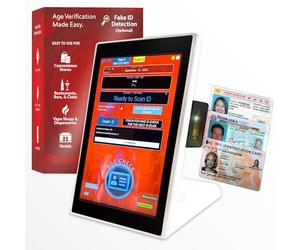 MinorDecliner Scanner d'identification intelligent - Le choix du professionnel pour les bars et les clubs - Faux scanner d'identification qui détecte les identifiants expirés et les consommateurs sous-âges - Lit le code-barres 2D dans les 50 États