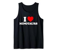Minotaure Cœur drôle Mignon Mythe Grec Fan Monstre Débardeur