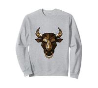 Minotaure Mignon polygone pour Homme et Femme. Sweatshirt