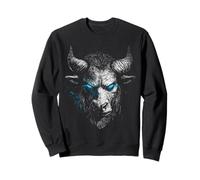 Minotaure Motif Mythique Illustration Fantasy Minotaure Sweatshirt