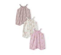 MINOTI Barboteuse / body beige / vert / rose ancienne / blanc cassé, Taille 50