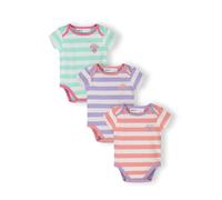 MINOTI Barboteuse / body crème / menthe / lilas / rouge clair, Taille 62-68