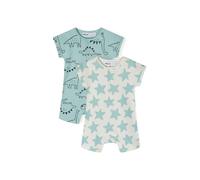 MINOTI Barboteuse / body écru / menthe / noir, Taille 68-74