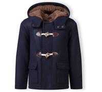 Minoti Boys Duffle Coat With Toggle Closure Navy Marine 6-7 ans Male