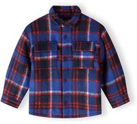 Minoti Boys Padded Shirt Jacket Quilted Blue Bleu 9-10 ans Male