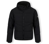 Minoti Boys Quilted Jacket With Hood And Zip Pockets Black Noir 2X Large Male